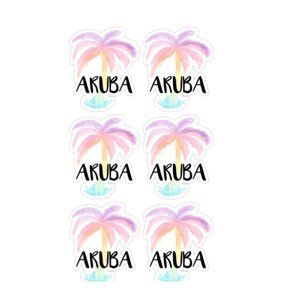ARUBA LAMINATED VINYL STICKERS #157
